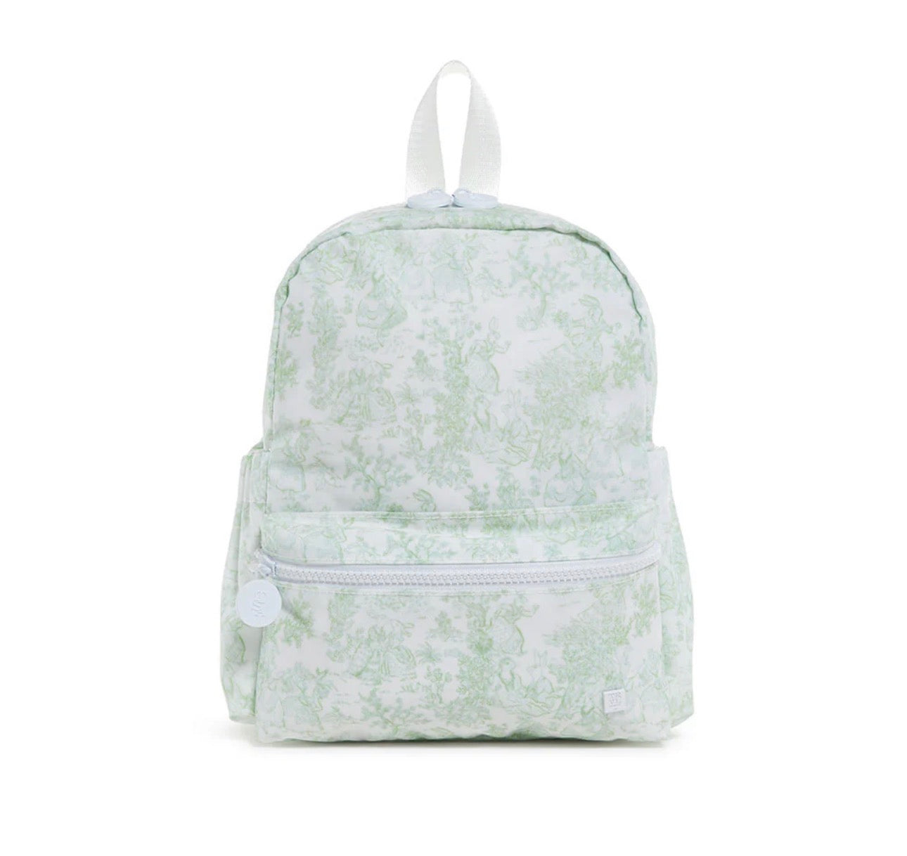 Mini Backer - Bunny Toile Green