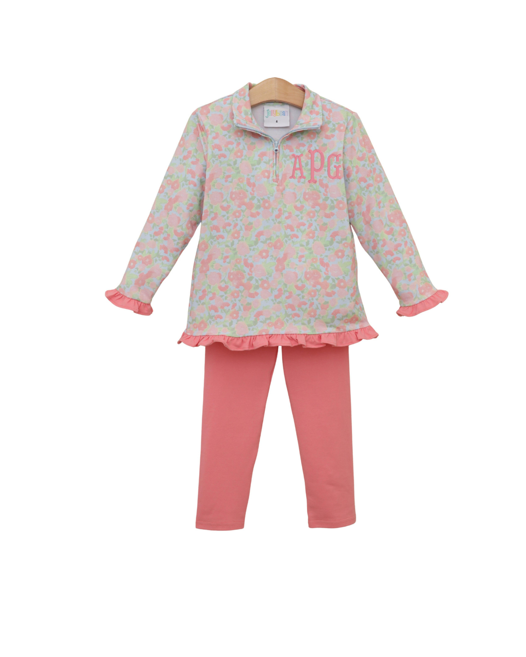 Cottage Blooms Elise Ruffle Pullover Set