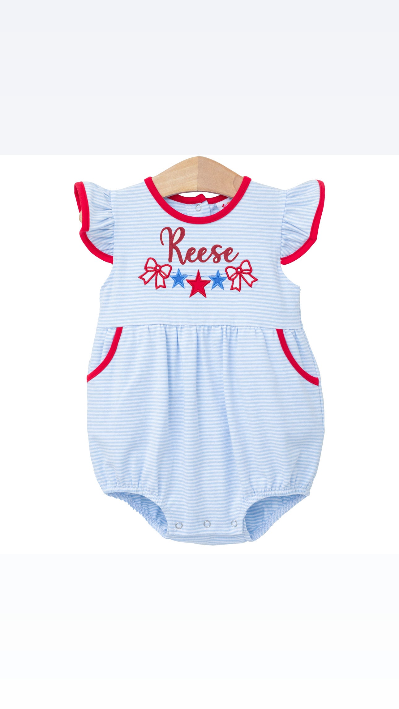 Stars Stripes and Bows Bubble