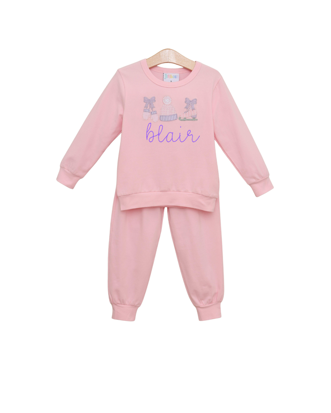 Around the Rink Jogger Set - Light Pink