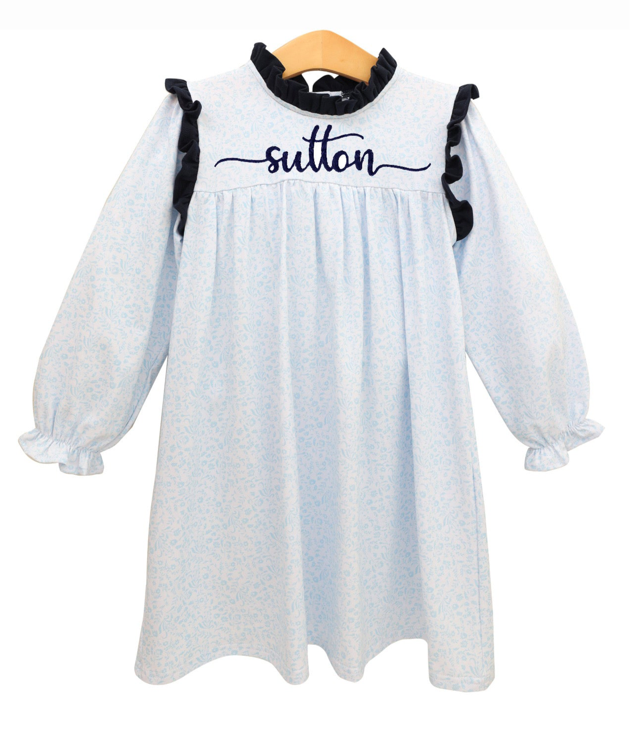 Blue Blooms Hallie Dress