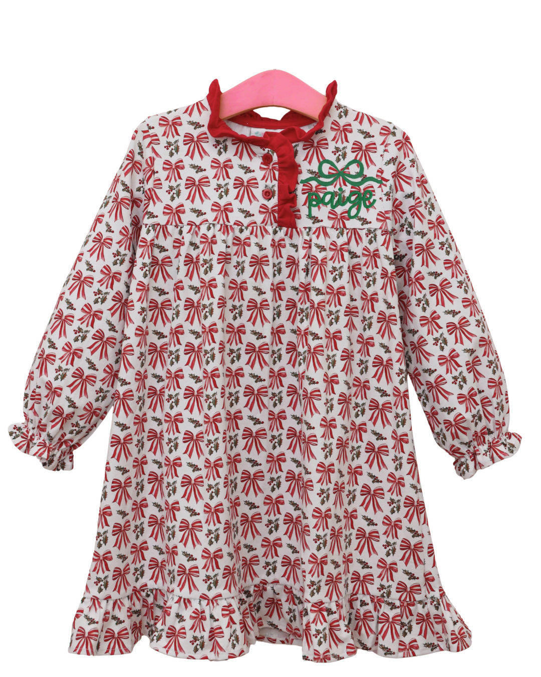 Merry Moments Holly LS Dress