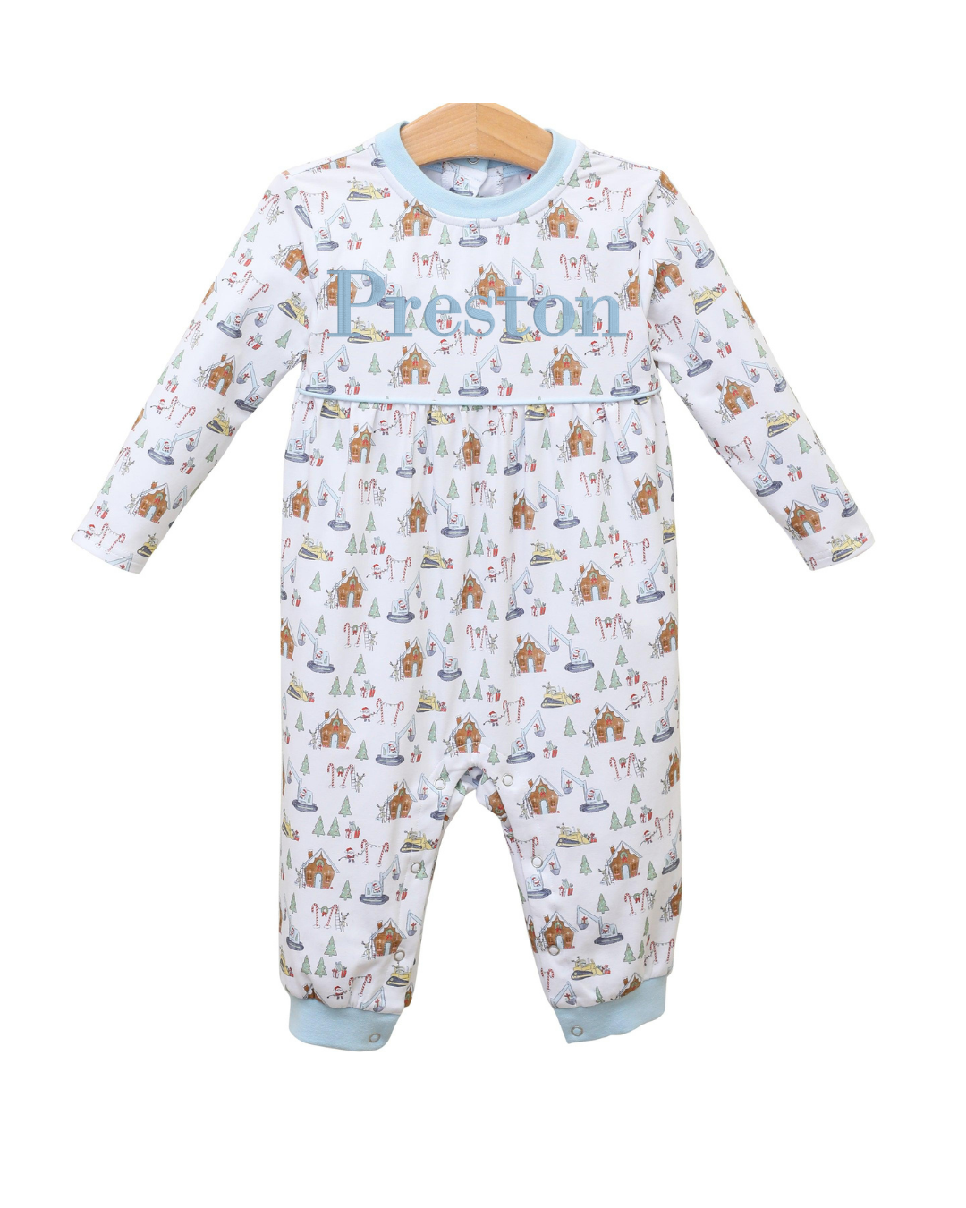 Constructing Christmas Patrick Romper