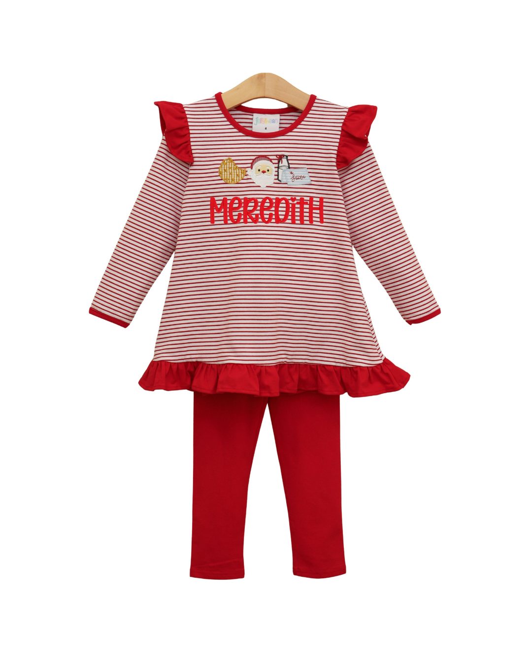 Santa’s Treats Ruffle Pants Set