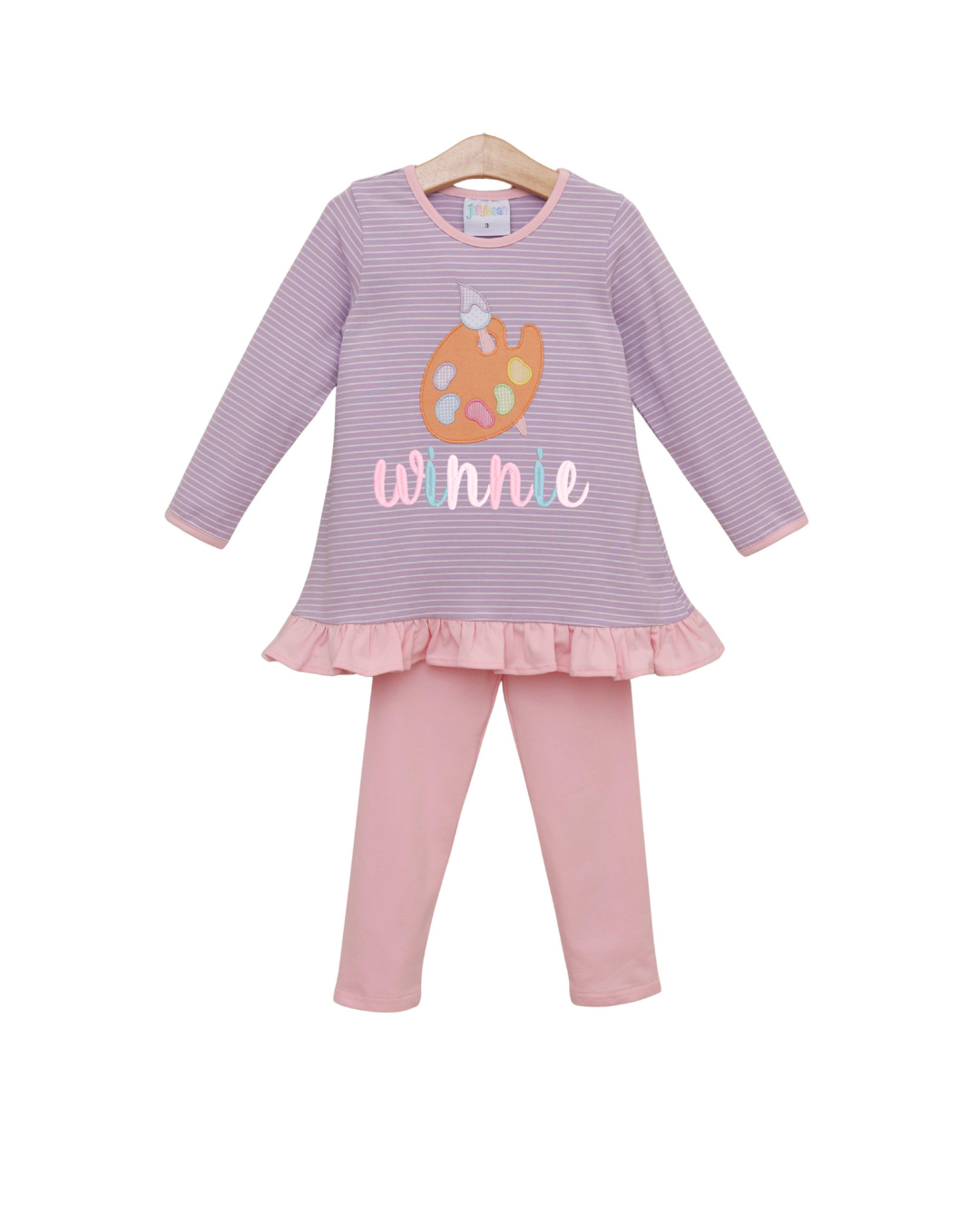 Pretty Painter Ruffle Pants Set