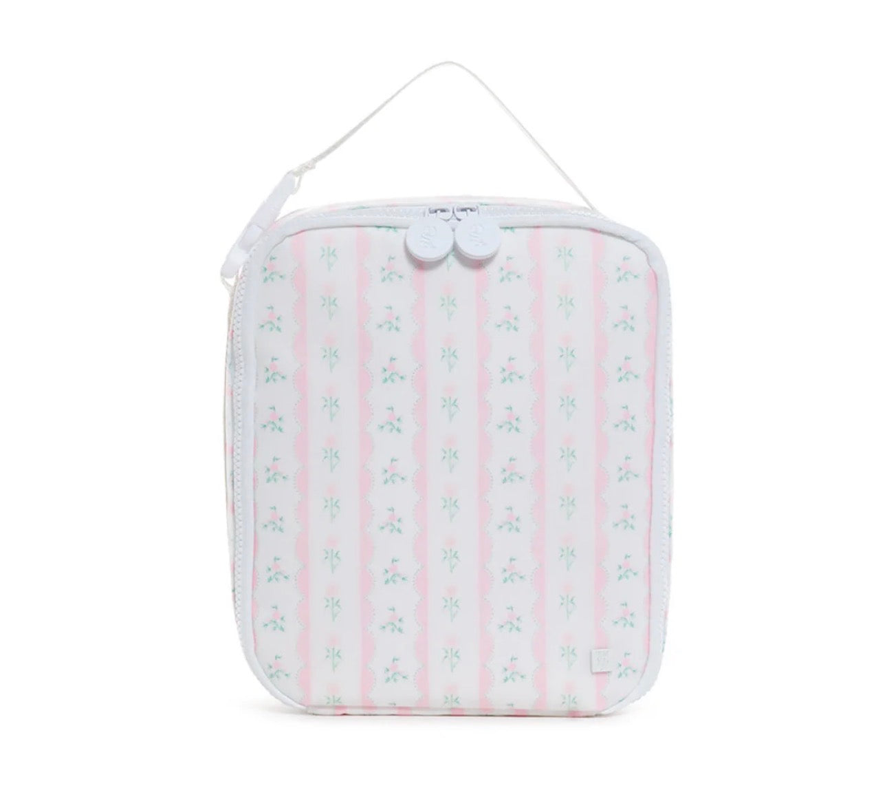 Lunchbox Insulated Lunch Bag - Ribbon Floral Pink