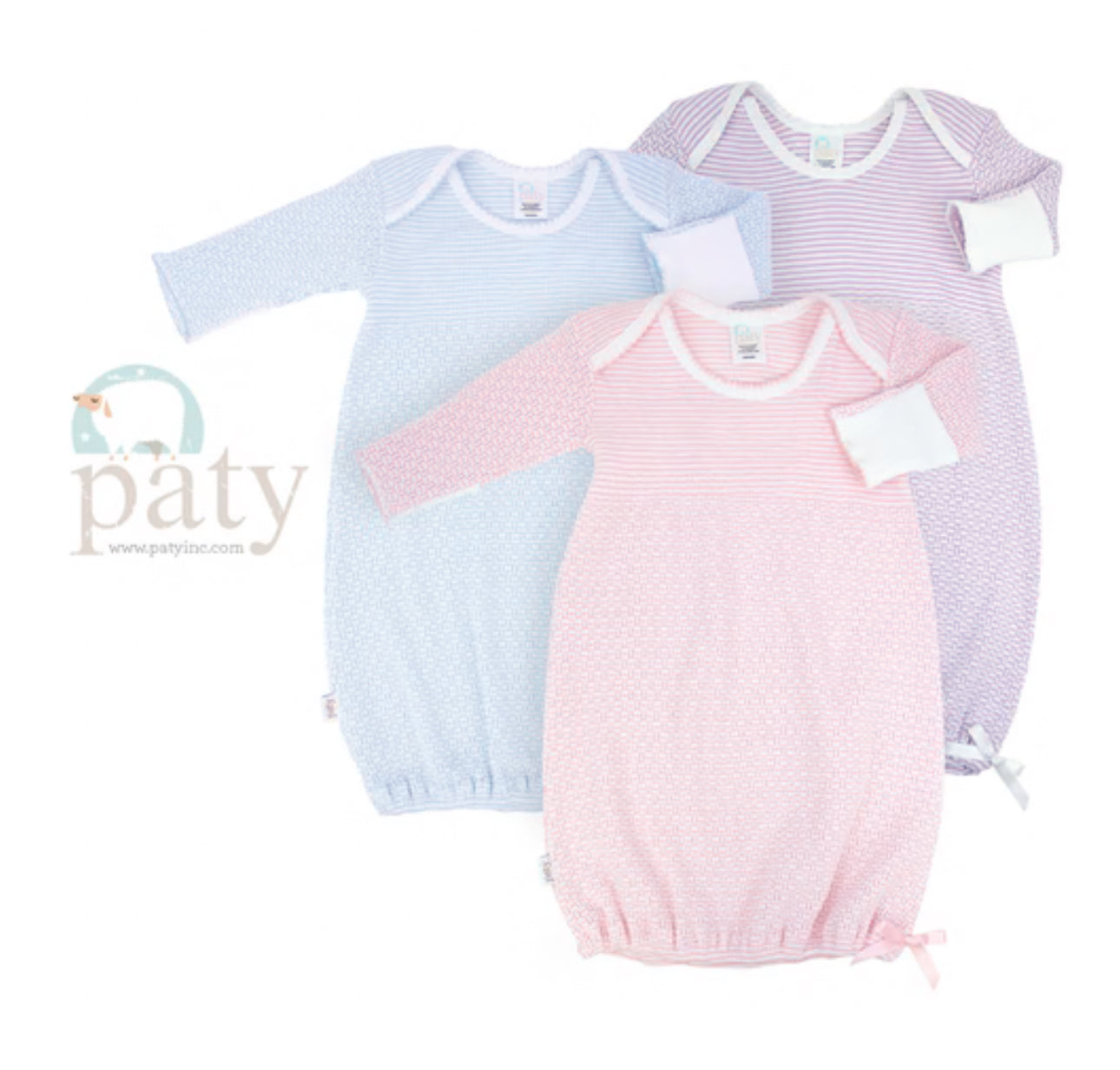 Preorder Paty - Solid Color Sholder Overlap Gown