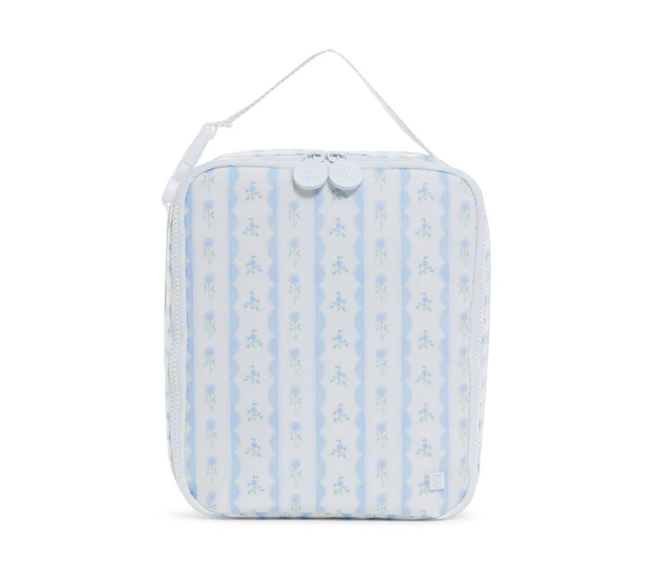 Lunchbox Insulated Lunch Bag - Ribbon Floral Blue