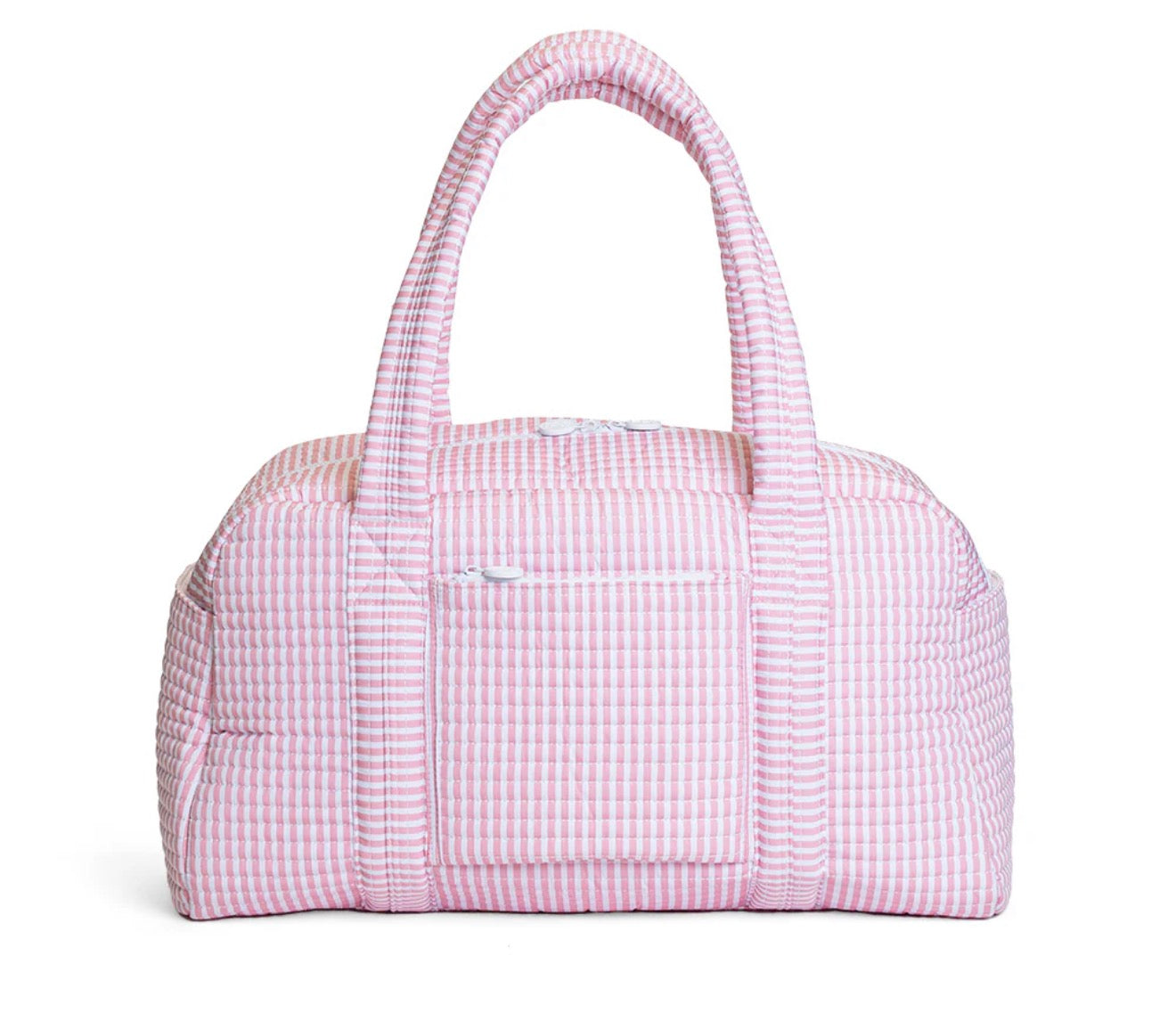 Quilted Grande Duffel - Pimlico Stripe Dusty Rose