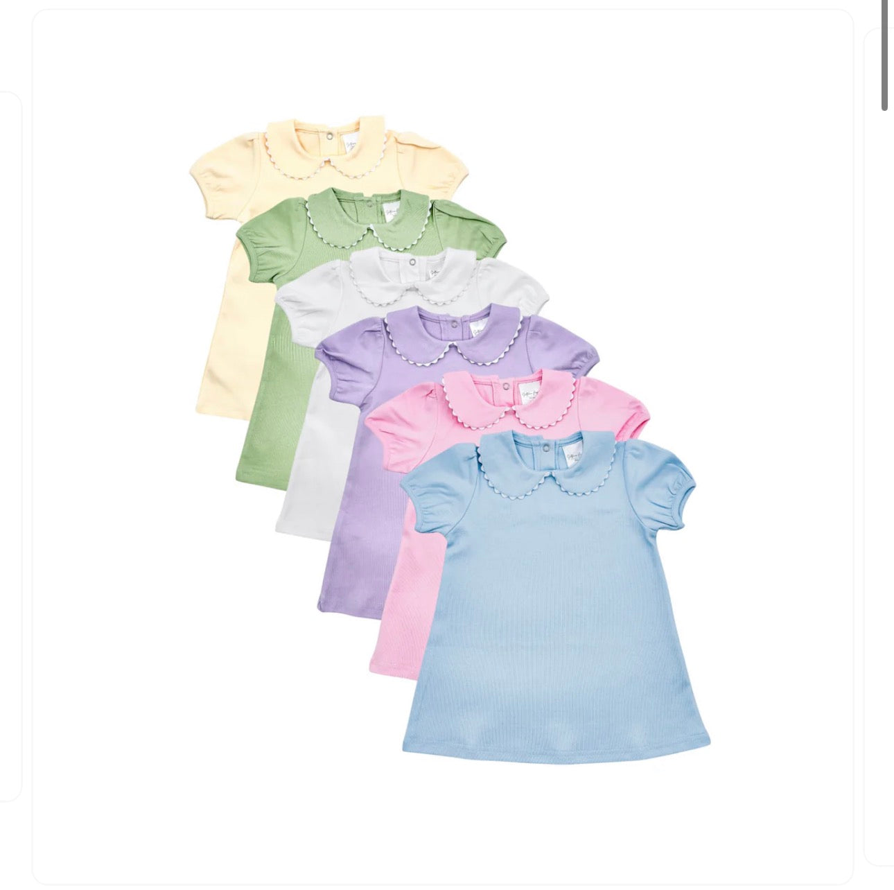 Scalloped Collar Dress