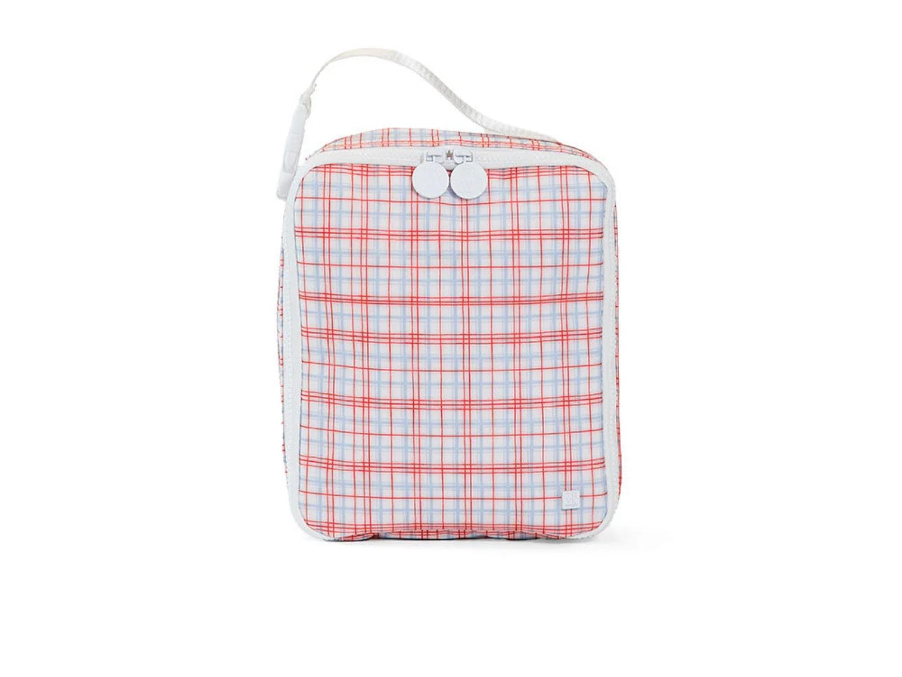 Lunchbox Insulated Lunch Bag - Classic Plaid Red