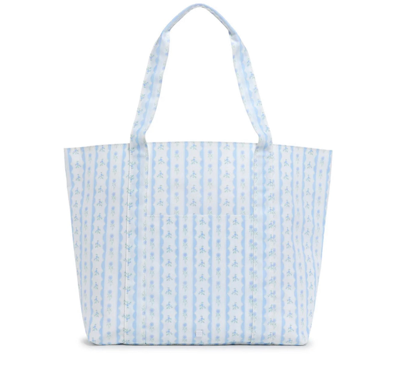 Jumbo Tote X- Large Tote Blue Ribbon Floral