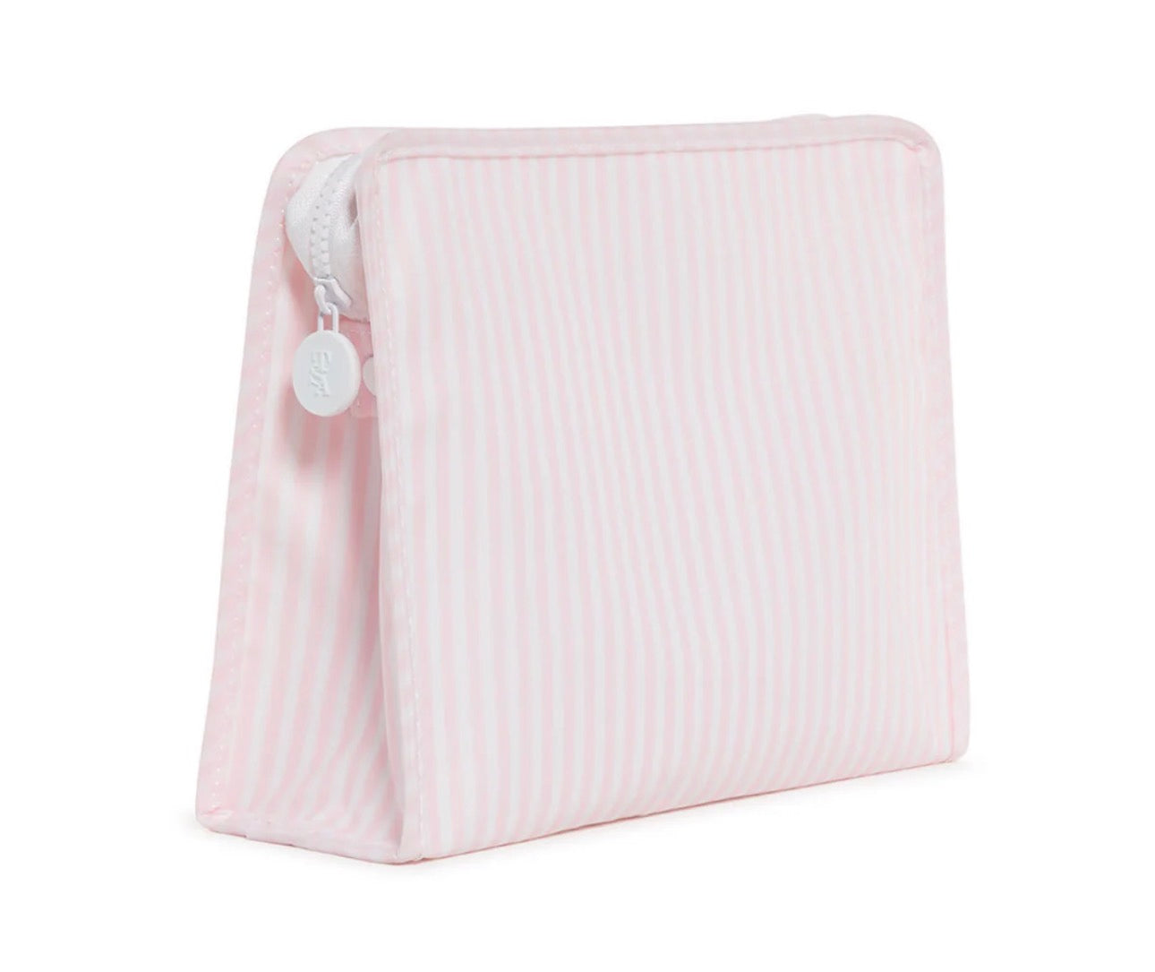 Roadie Large Zip Pouch - Pimlico Stripe Pink