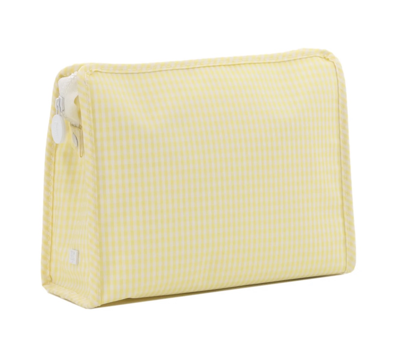 Roadie Medium Zip Pouch - Gingham Buttrcup