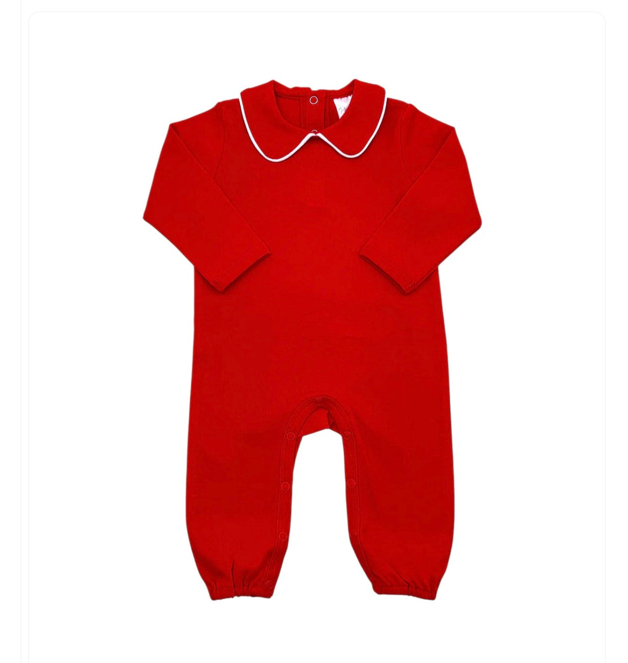 Boys Valentines long sleeve romper