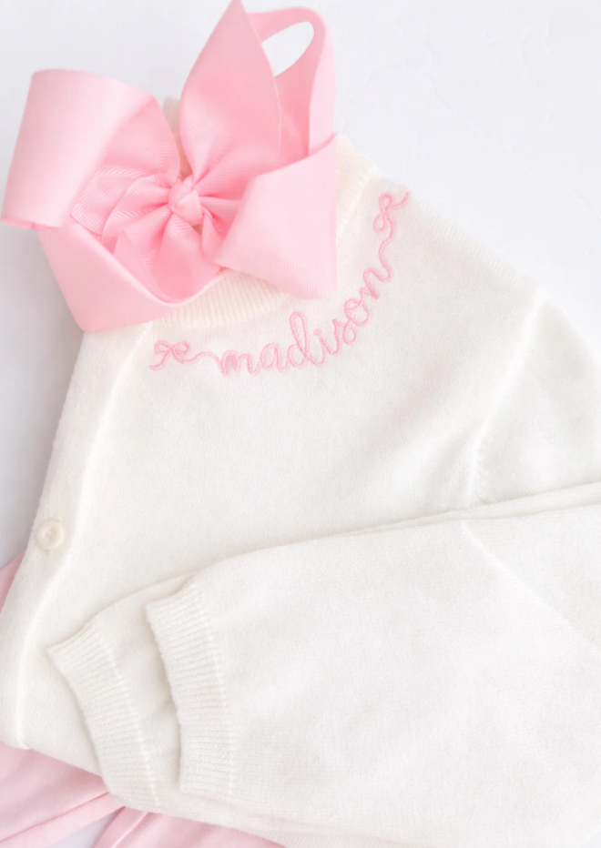 White Cardigan Campure Sweater