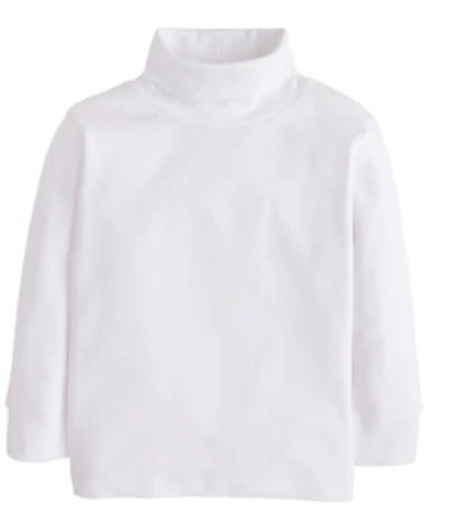Unisex White Turtleneck
