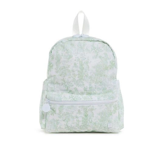 Mini Backer - Bunny Toile Green