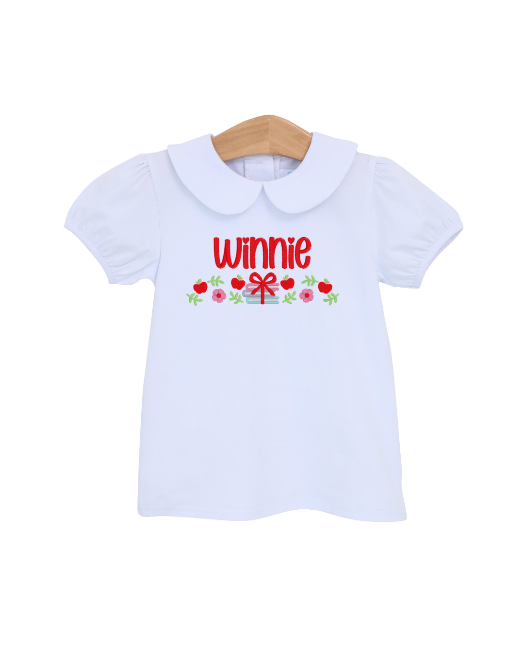 Peter Pan Collar Top- White