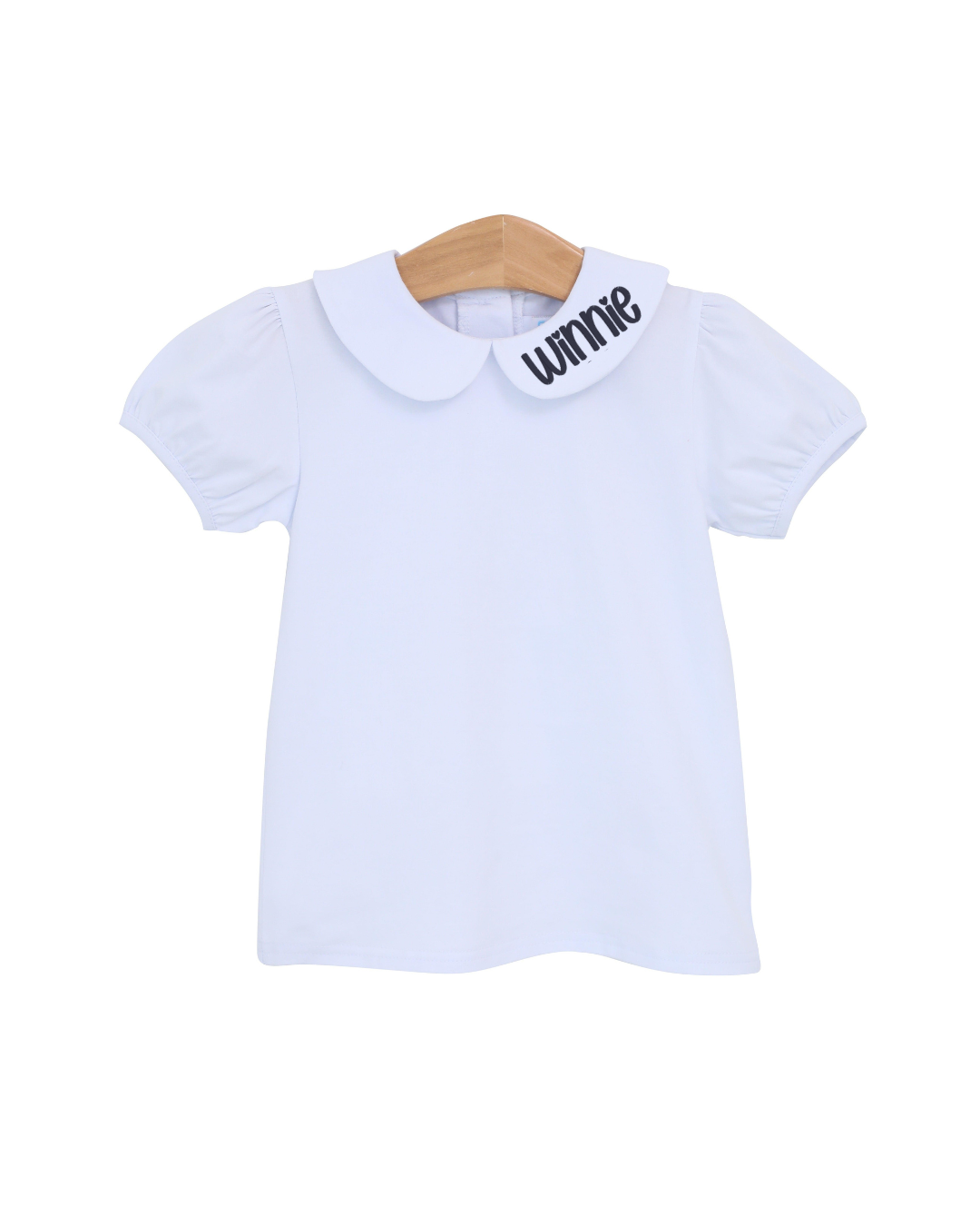 Peter Pan Collar Top- White