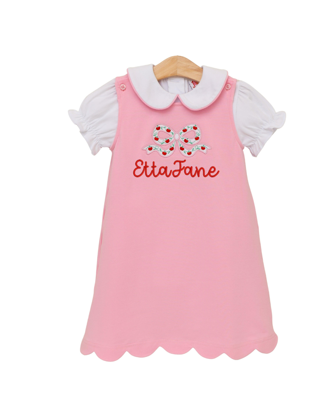 Cute To The Core Scallop Jumper Set