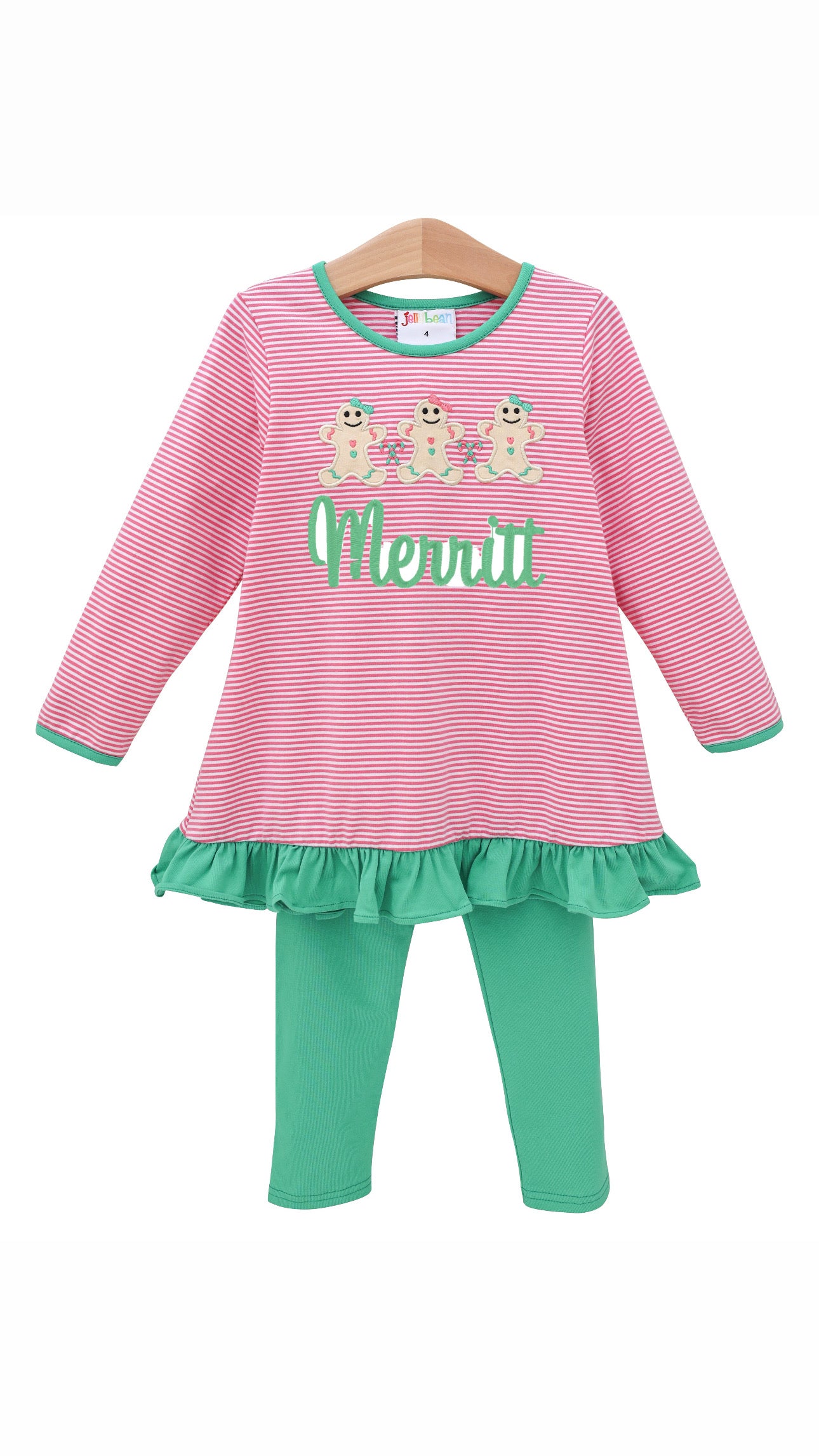 Sweet Christmas Treat Ruffle Pant Set
