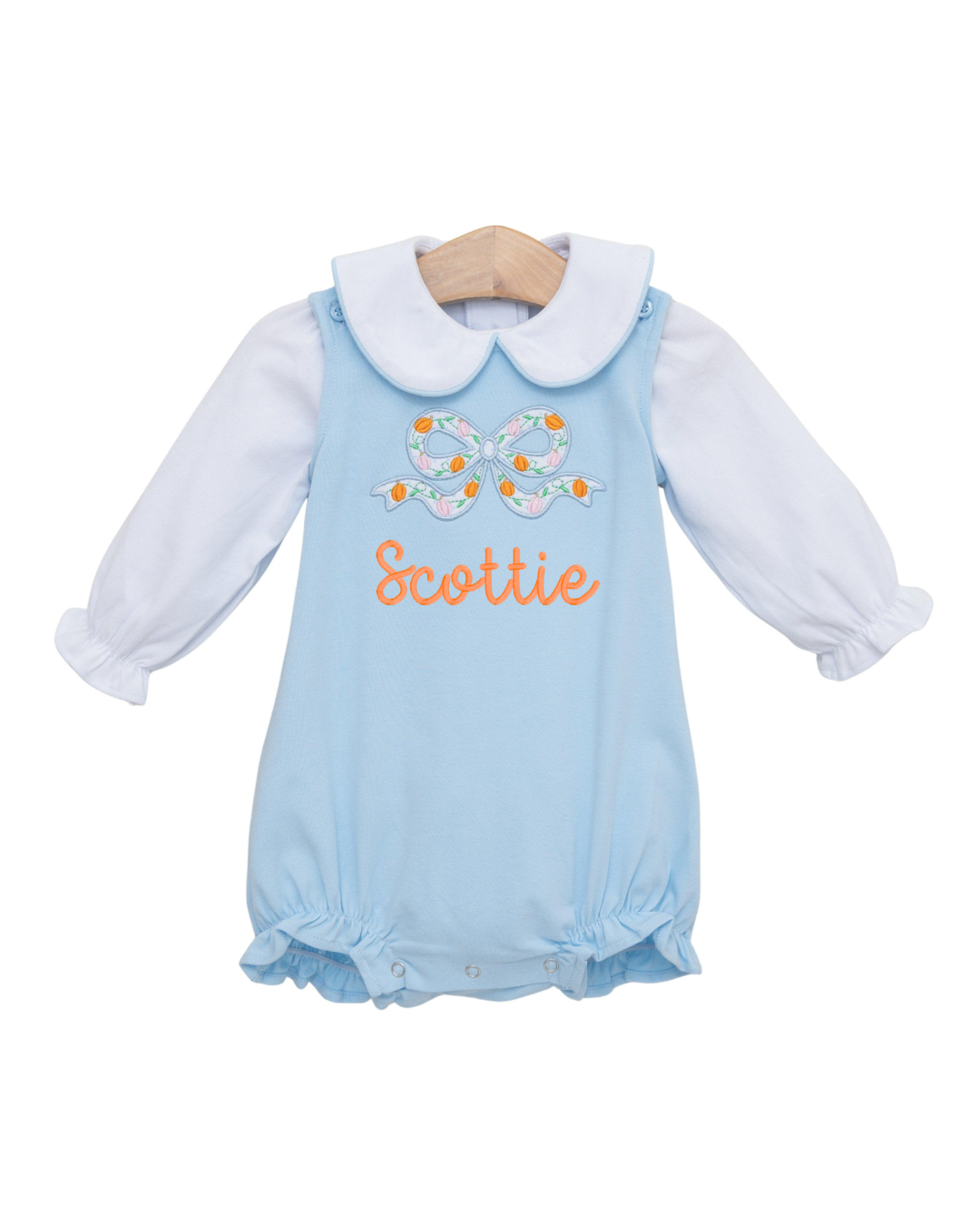 Pumpkin Bow Bubble Set