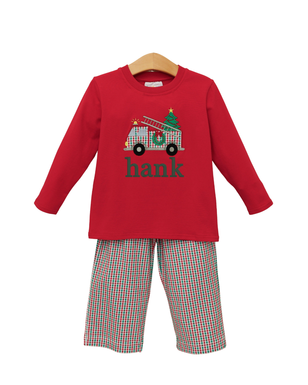 Festive Firetruck Romper