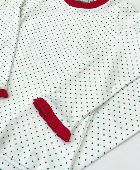 Ruffle Fitted Pajamas