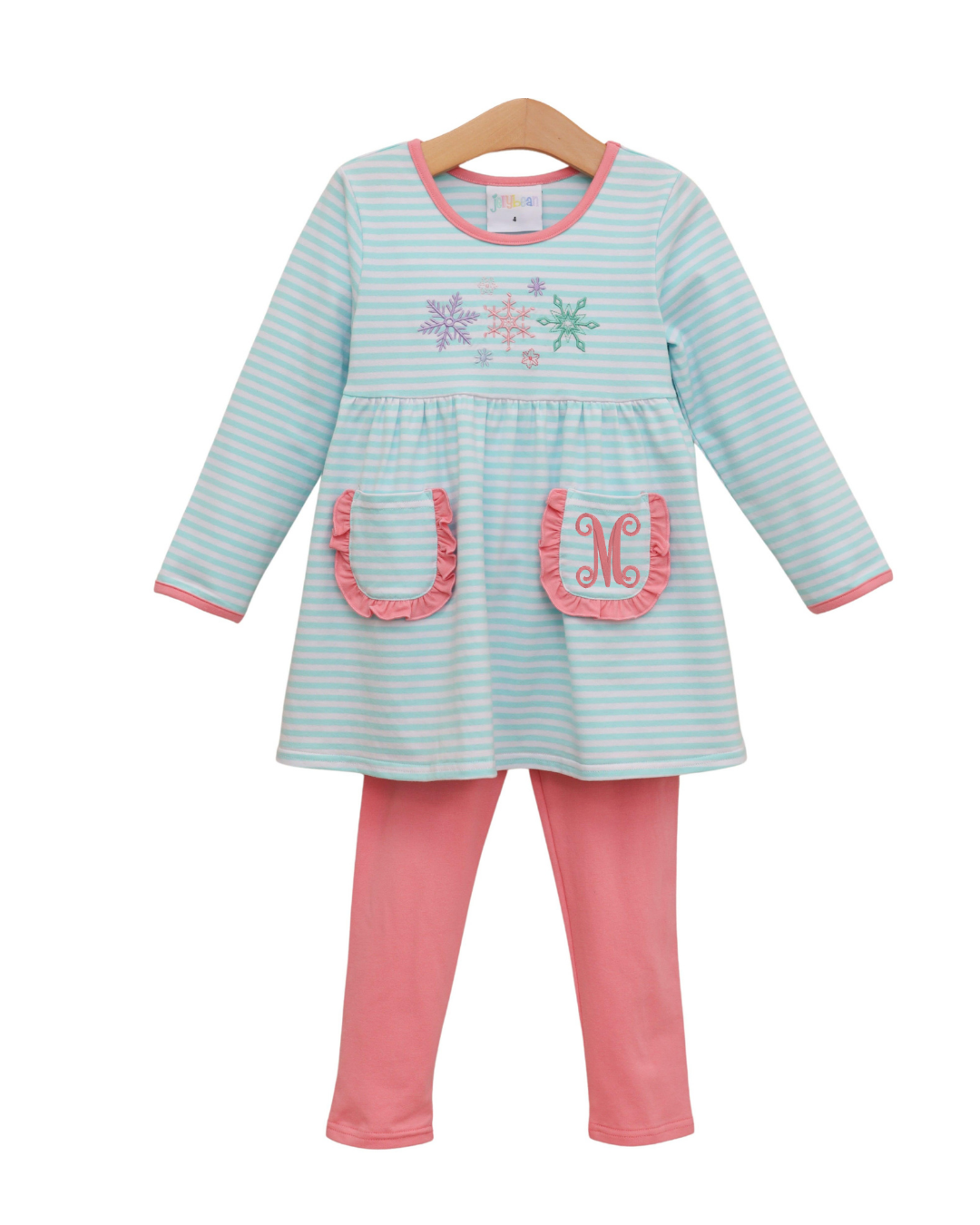 Let It Snow Ruffle Pants Set