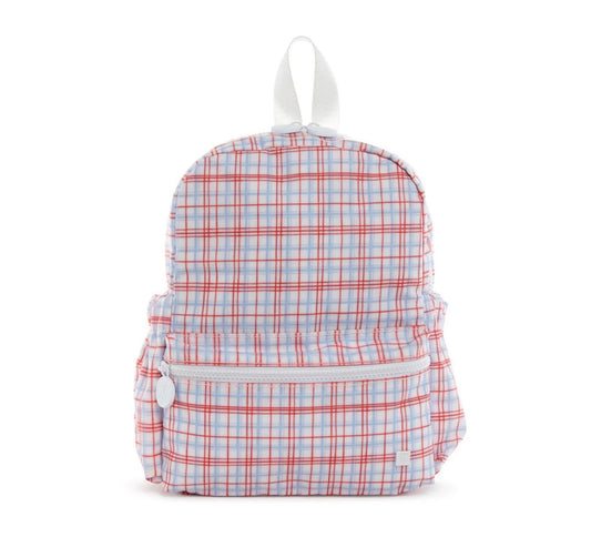 Mini Backer - Backpack Classic Plaid Red