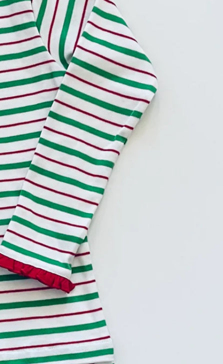 Ruffle Fitted Pajamas