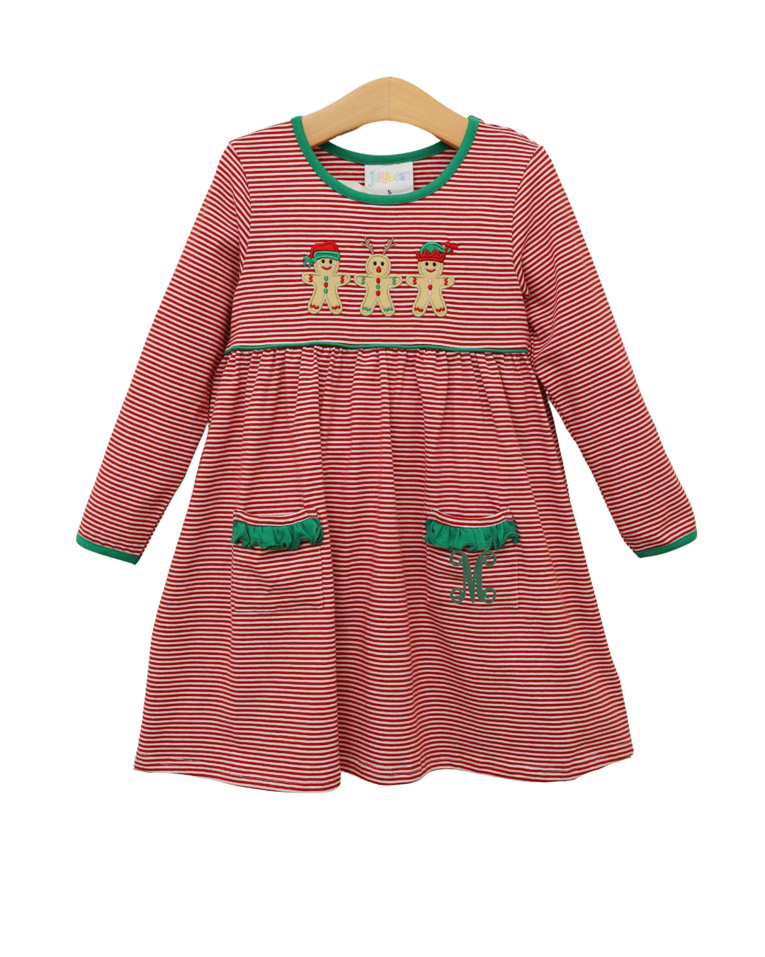 Santa’s Sweet Helpers Ruffle Pocket Dress
