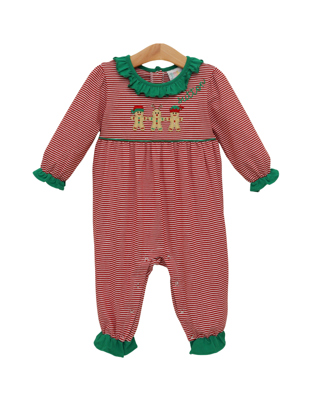 Santa’s Sweet Helpers Ruffle Romper