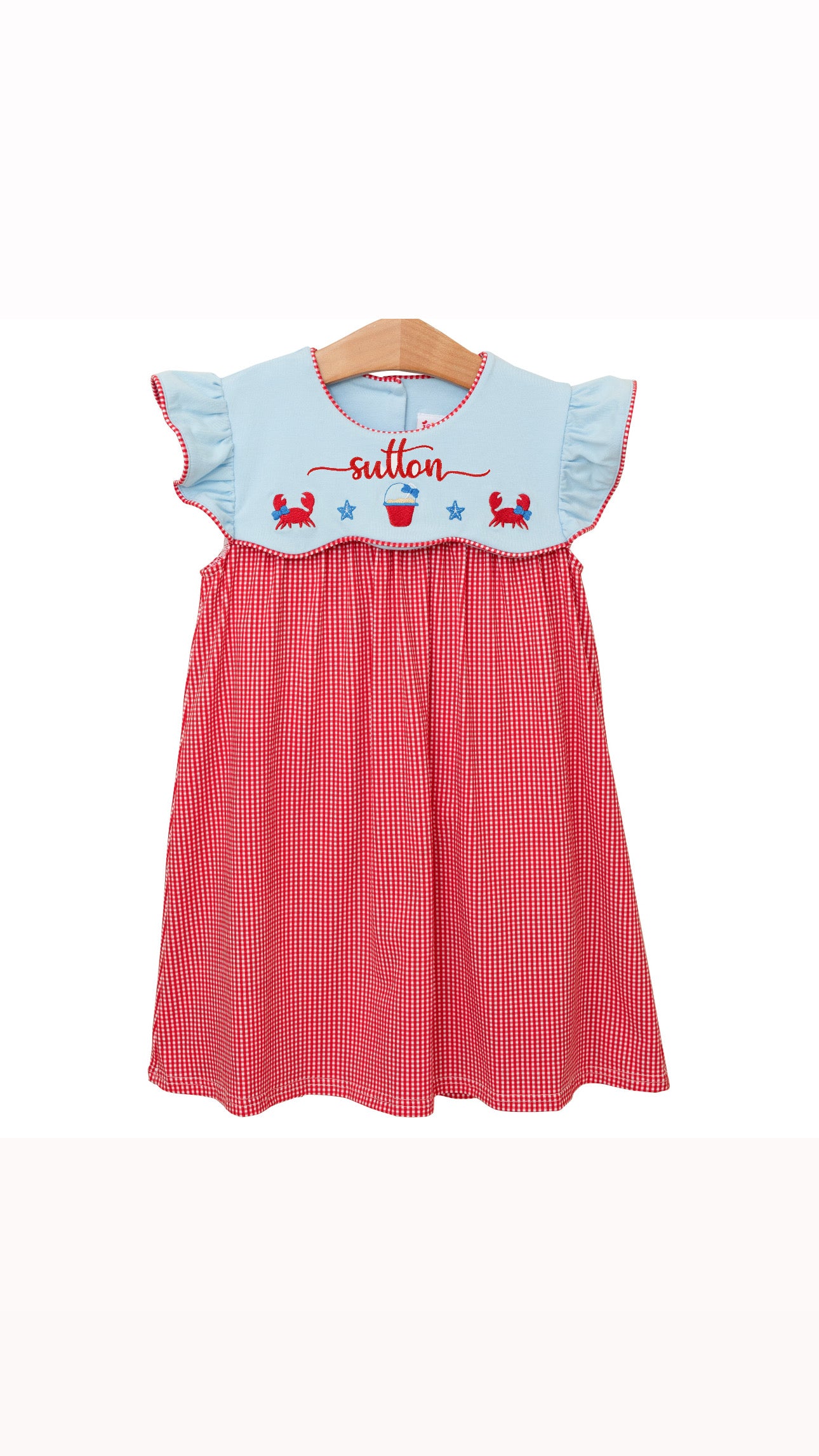 All American Summer Scallop Dress