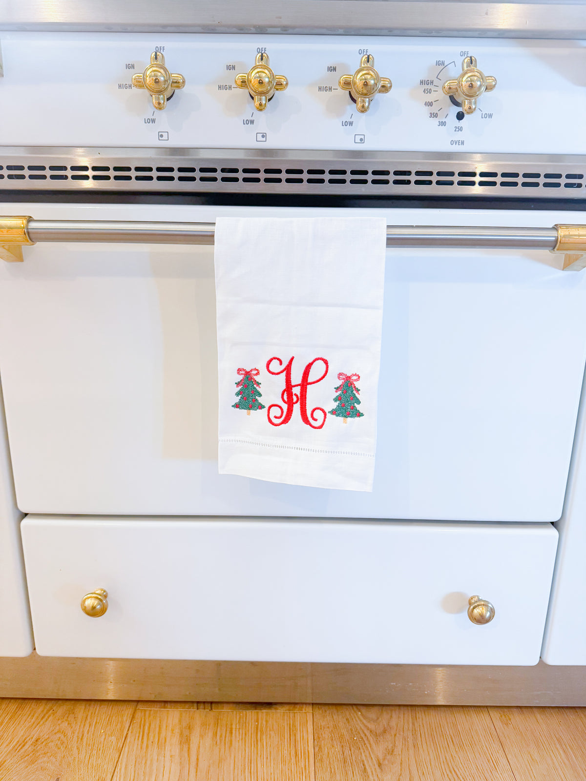 Embroidered Tea Towel
