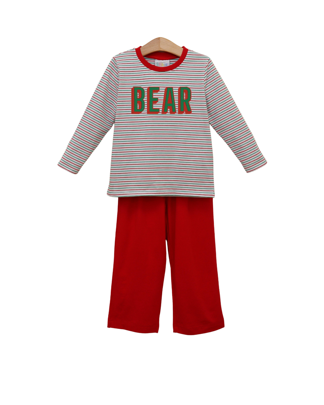 Christmas Candy Stripe Thomas Pants Set