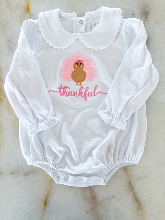 Girls Appliqué Turkey