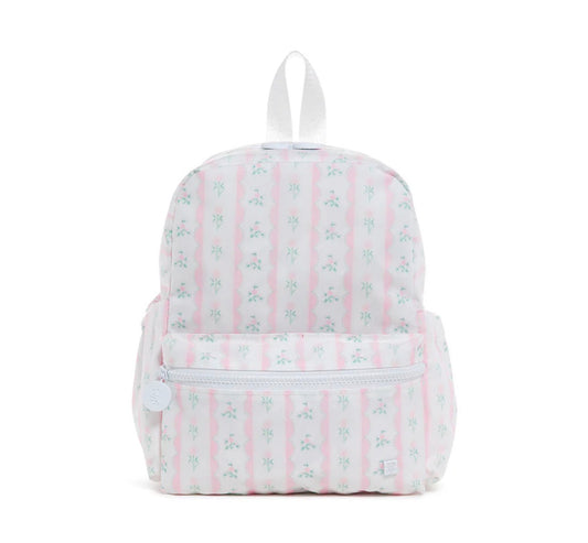 Mini Backer - Ribbon Floral Pink Backpack