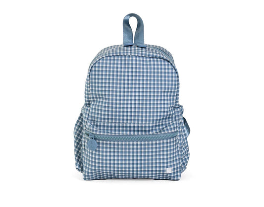 Mini Backer - Rodeo Check Indigo
