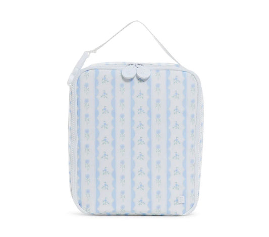 Lunchbox Insulated Lunch Bag - Ribbon Floral Blue