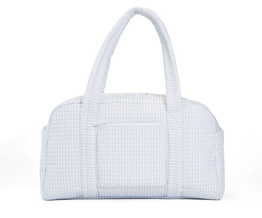 Quilted Grande Duffel - Pimlico Stripe Light Blue