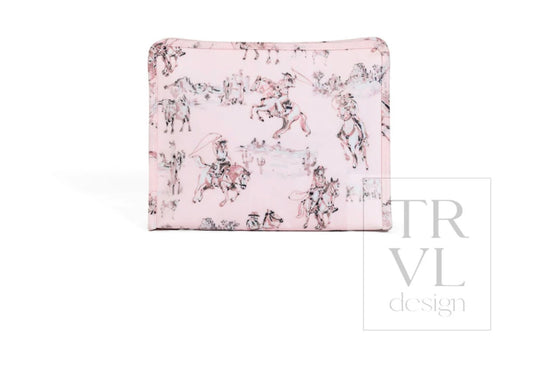 Roadie Medium Zip Pouch - Cowgirl Toile
