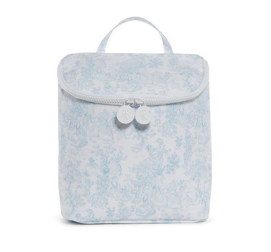 Take Away Insulated Lunch Bag - Bunny Toile Blue
