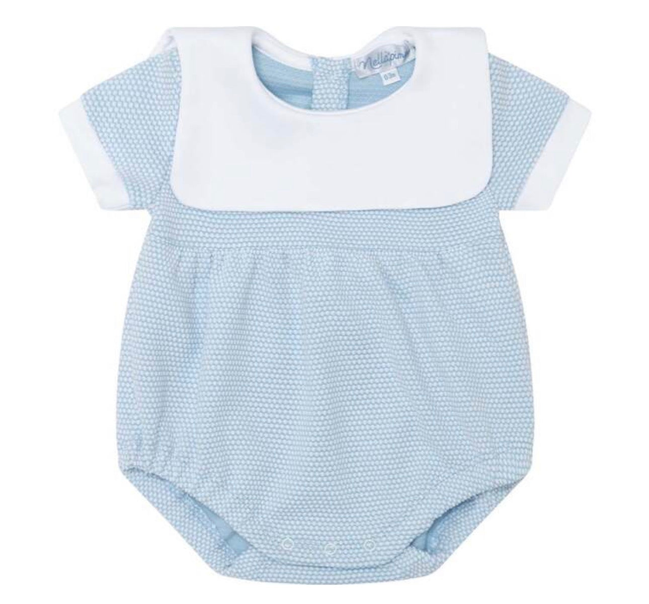Nella Pima - Blue Bubble Onesie