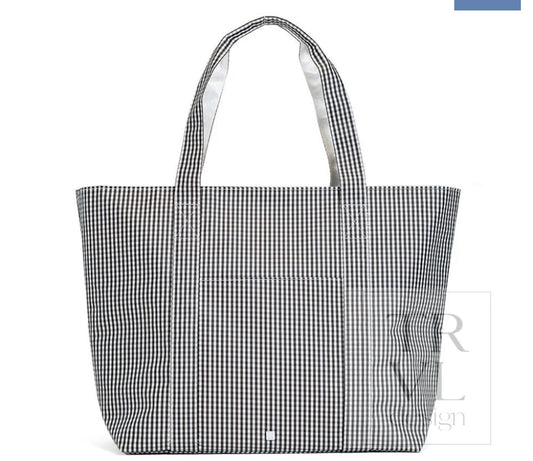 Jumbo Tote X- Large Tote Gingham Black