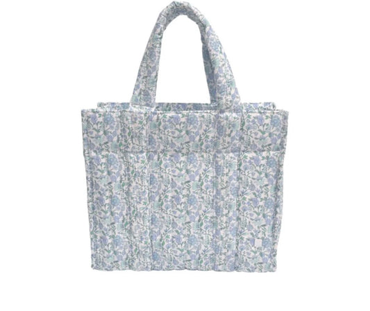 Quilted Mini Go Go Tote - Hamptons Floral