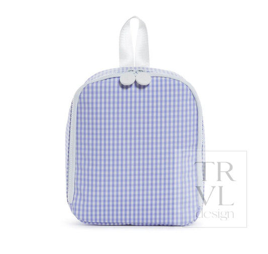 Bring it lunch bag - Gingham Lilac