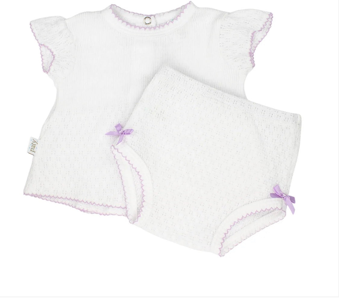PreOrder Paty - Flutter Sleeve Diaper Set