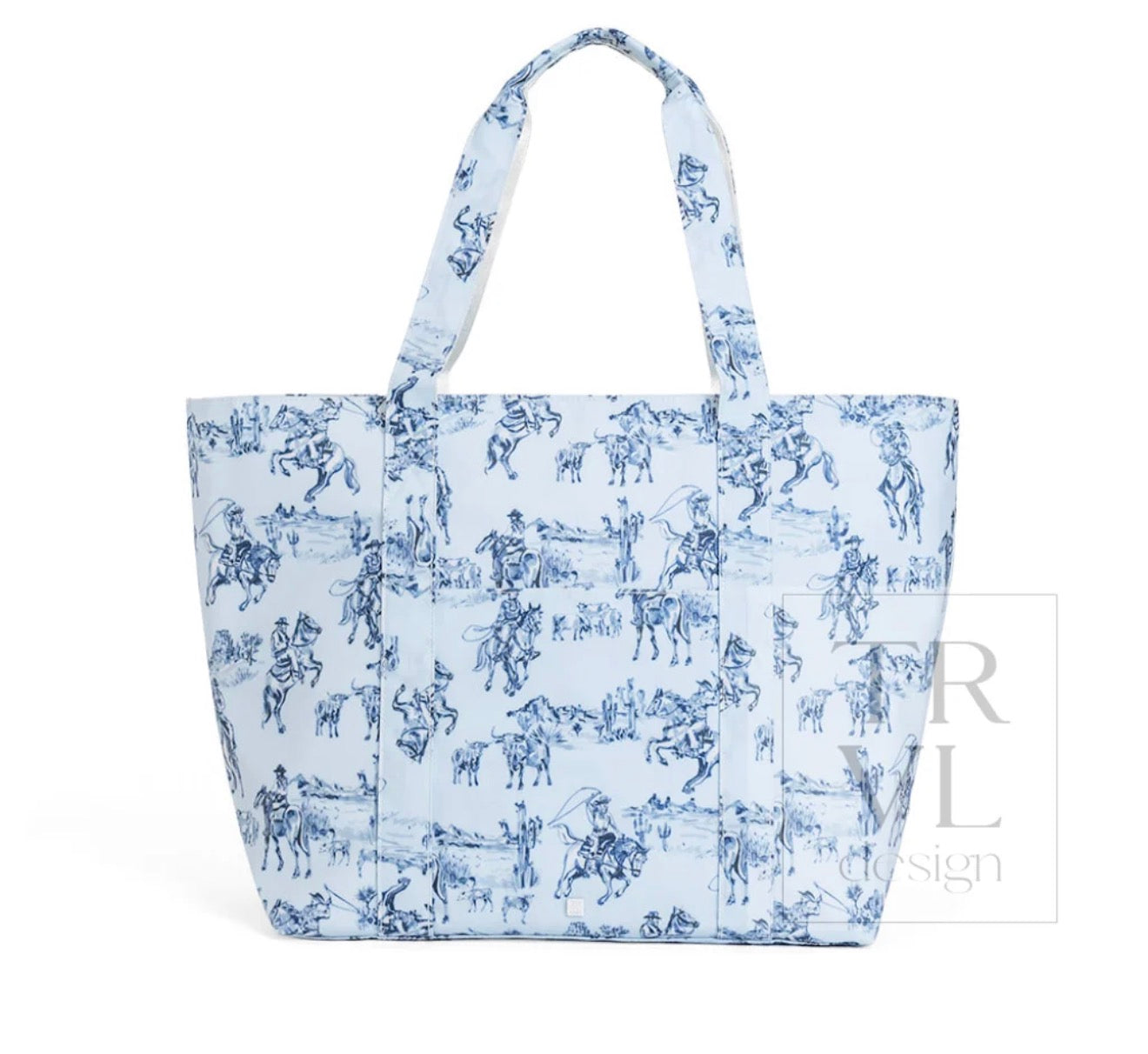Jumbo Tote X- Large Tote Cowboy Toile
